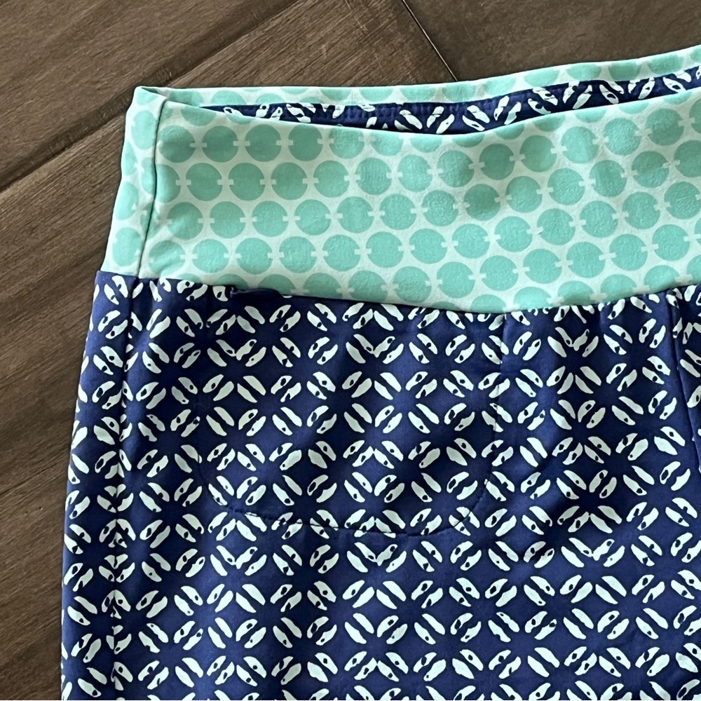 J. Mclaughlin Geometric Patterned Leggings - Size… - image 2